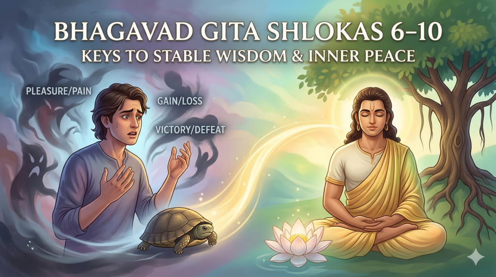 Bhagavad Gita Shlokas 6-10
